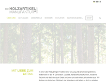 Tablet Screenshot of holzartikelmanufaktur.com